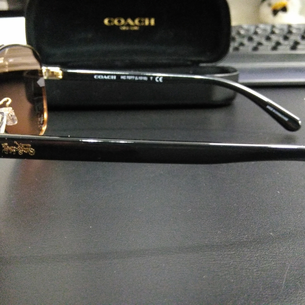 Coach Aviator Style Sunglasses - Picture 8 of 11